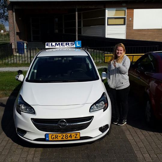 Elmers Rijschool Almere Geslaagd Rijbewijs
