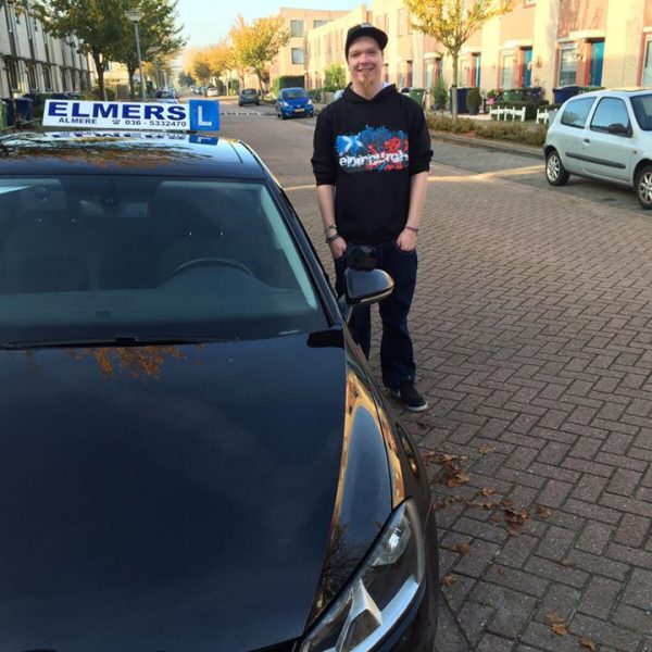 Elmers Rijschool Almere Geslaagd Rijbewijs