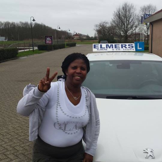 Elmers Rijschool Student Rijbewijs Gehaald