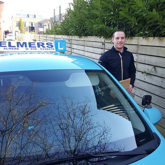 Elmers Rijschool Student Rijbewijs Gehaald